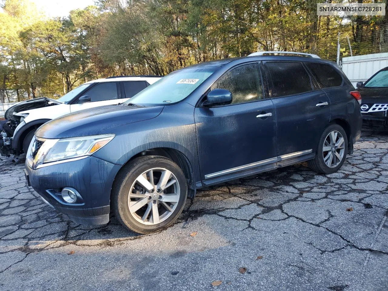 2014 Nissan Pathfinder S VIN: 5N1AR2MN5EC728281 Lot: 80675384