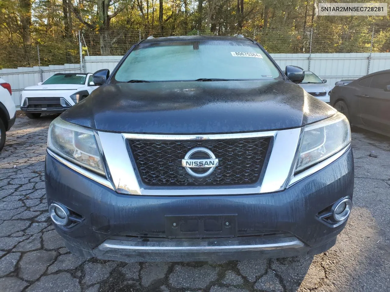 2014 Nissan Pathfinder S VIN: 5N1AR2MN5EC728281 Lot: 80675384