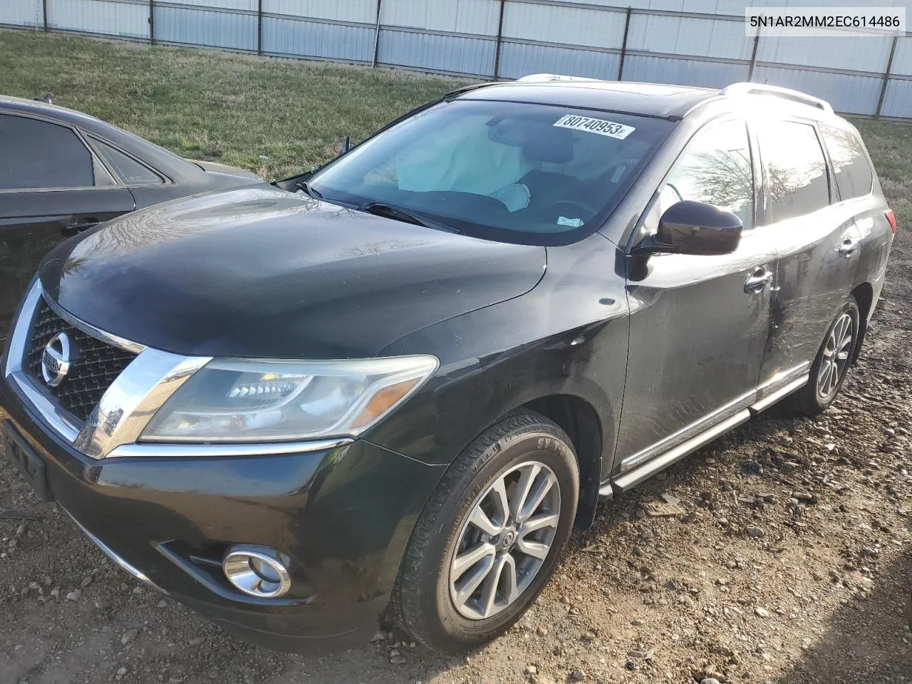 2014 Nissan Pathfinder S VIN: 5N1AR2MM2EC614486 Lot: 80740953