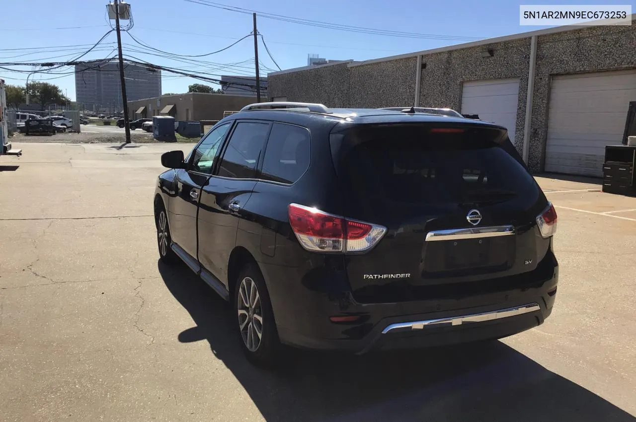 2014 Nissan Pathfinder S VIN: 5N1AR2MN9EC673253 Lot: 80918574