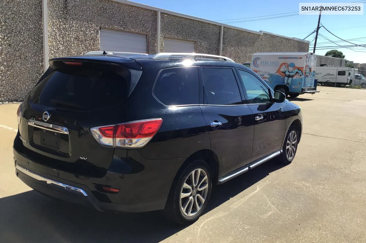 2014 Nissan Pathfinder S VIN: 5N1AR2MN9EC673253 Lot: 80918574