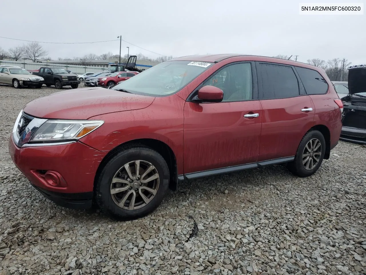 2015 Nissan Pathfinder S VIN: 5N1AR2MN5FC600320 Lot: 38114604