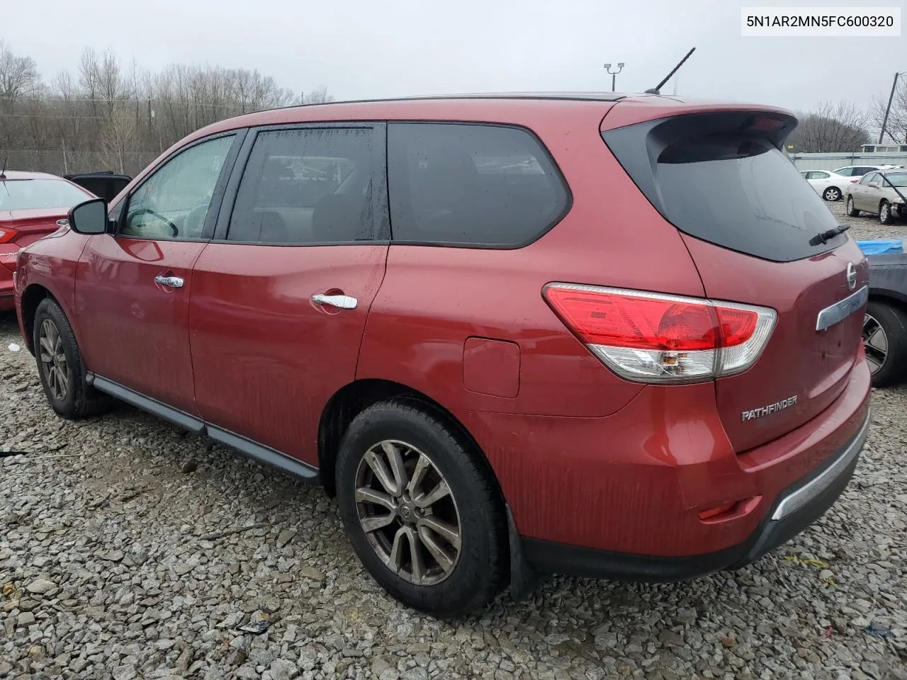 2015 Nissan Pathfinder S VIN: 5N1AR2MN5FC600320 Lot: 38114604