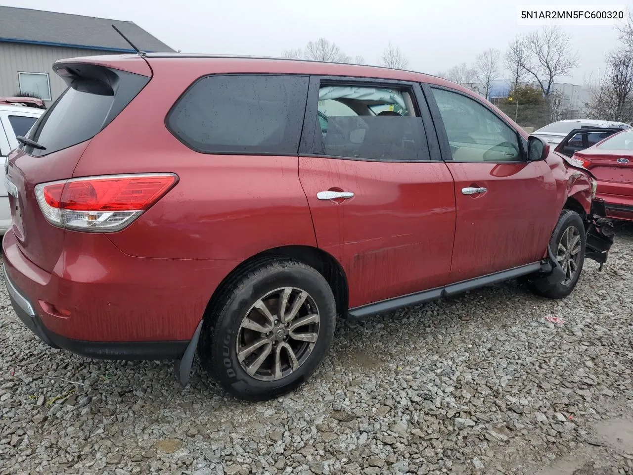 2015 Nissan Pathfinder S VIN: 5N1AR2MN5FC600320 Lot: 38114604