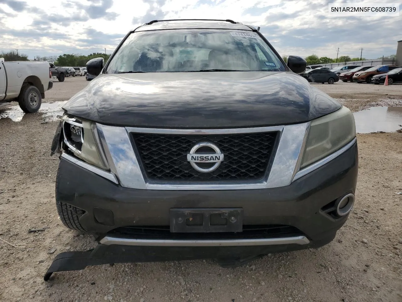 2015 Nissan Pathfinder S VIN: 5N1AR2MN5FC608739 Lot: 47434694