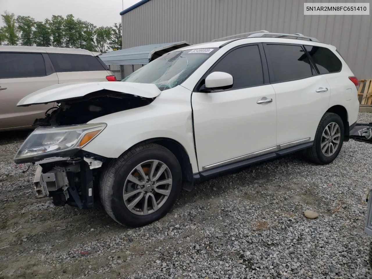 2015 Nissan Pathfinder S VIN: 5N1AR2MN8FC651410 Lot: 52456003