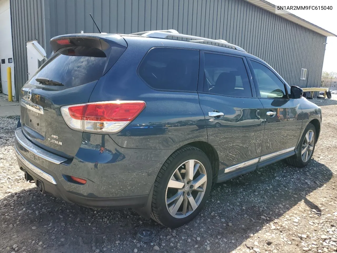 2015 Nissan Pathfinder S VIN: 5N1AR2MM9FC615040 Lot: 53016504