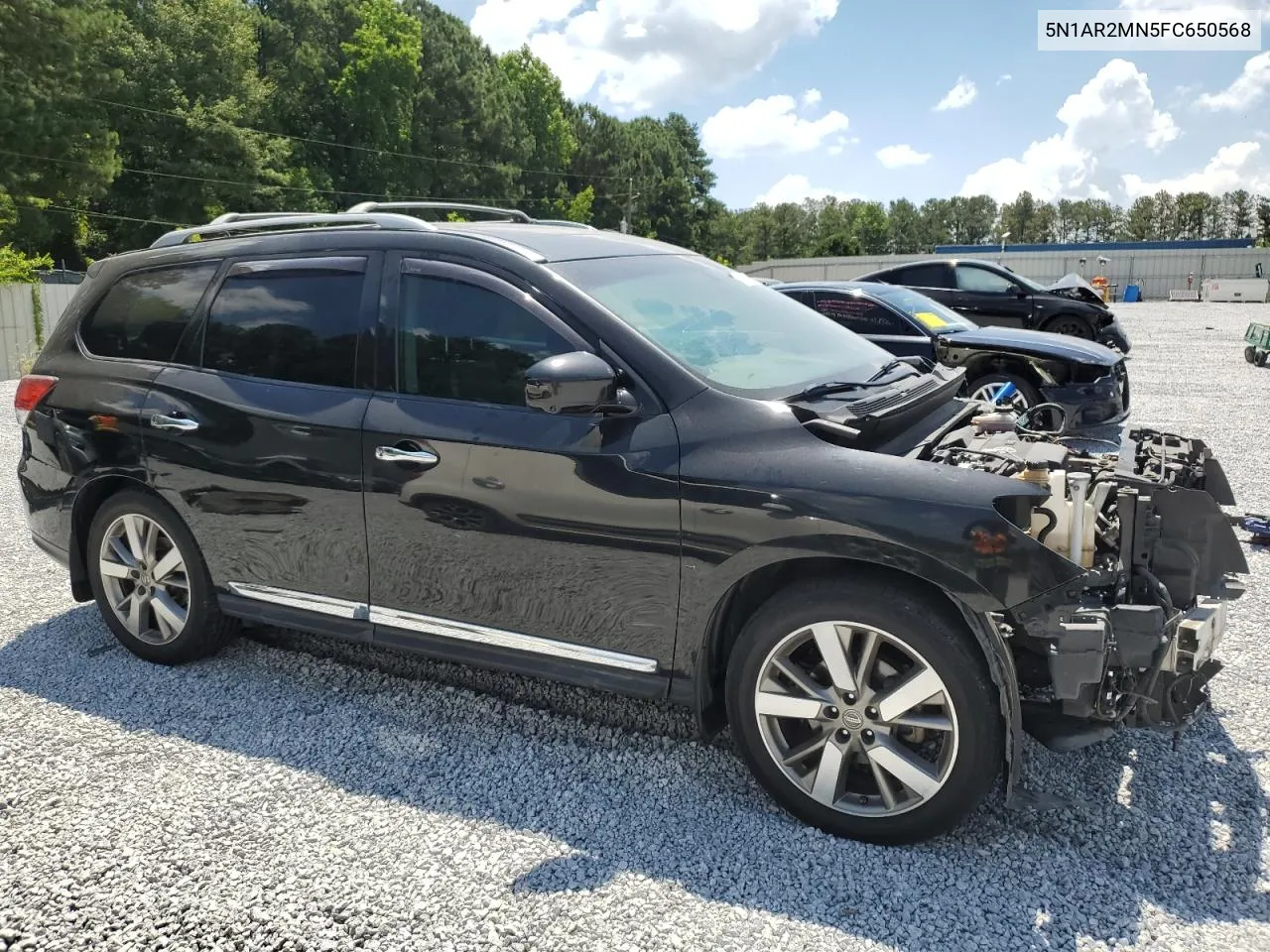 2015 Nissan Pathfinder S VIN: 5N1AR2MN5FC650568 Lot: 58041994