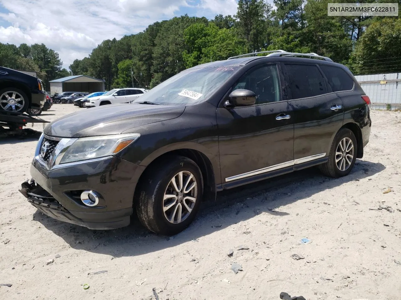 2015 Nissan Pathfinder S VIN: 5N1AR2MM3FC622811 Lot: 59647584