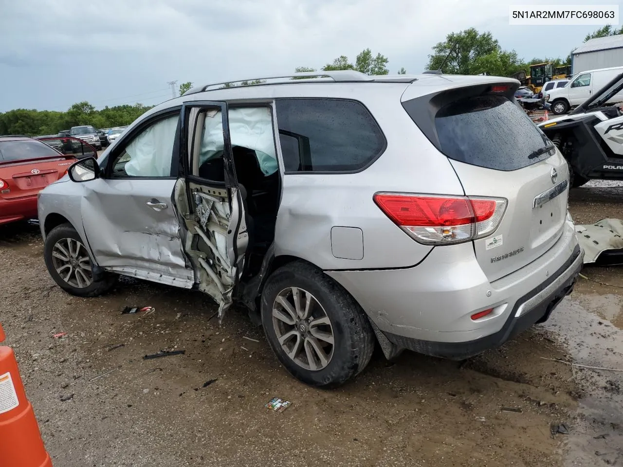 2015 Nissan Pathfinder S VIN: 5N1AR2MM7FC698063 Lot: 60232344