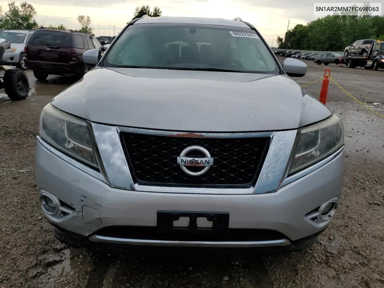 2015 Nissan Pathfinder S VIN: 5N1AR2MM7FC698063 Lot: 60232344