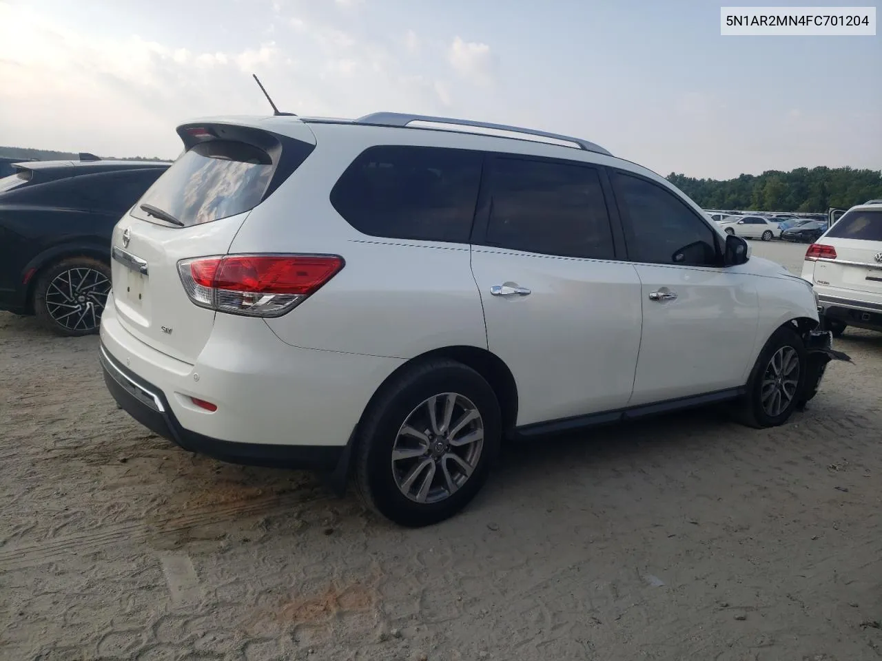 2015 Nissan Pathfinder S VIN: 5N1AR2MN4FC701204 Lot: 60857144