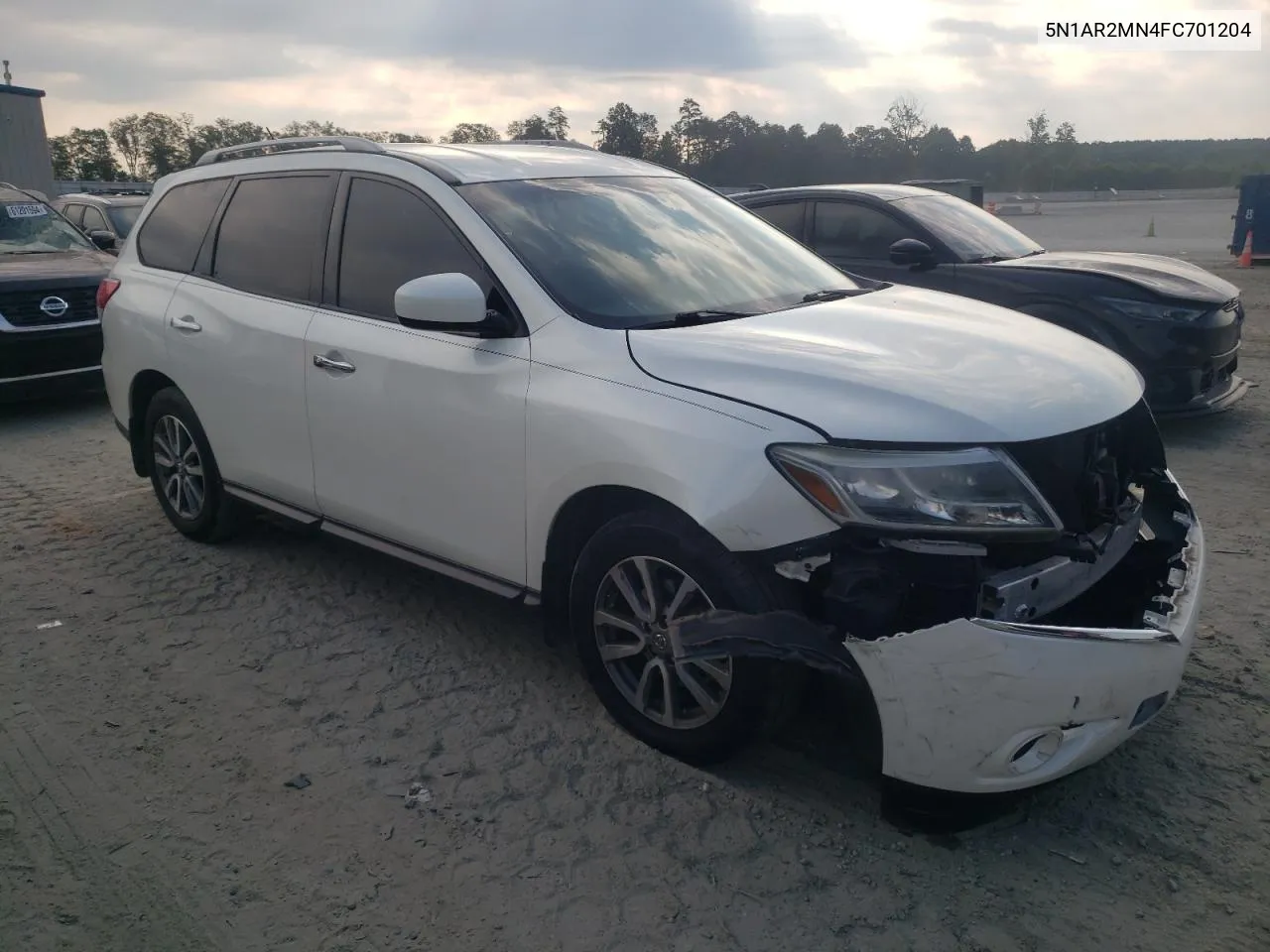 2015 Nissan Pathfinder S VIN: 5N1AR2MN4FC701204 Lot: 60857144