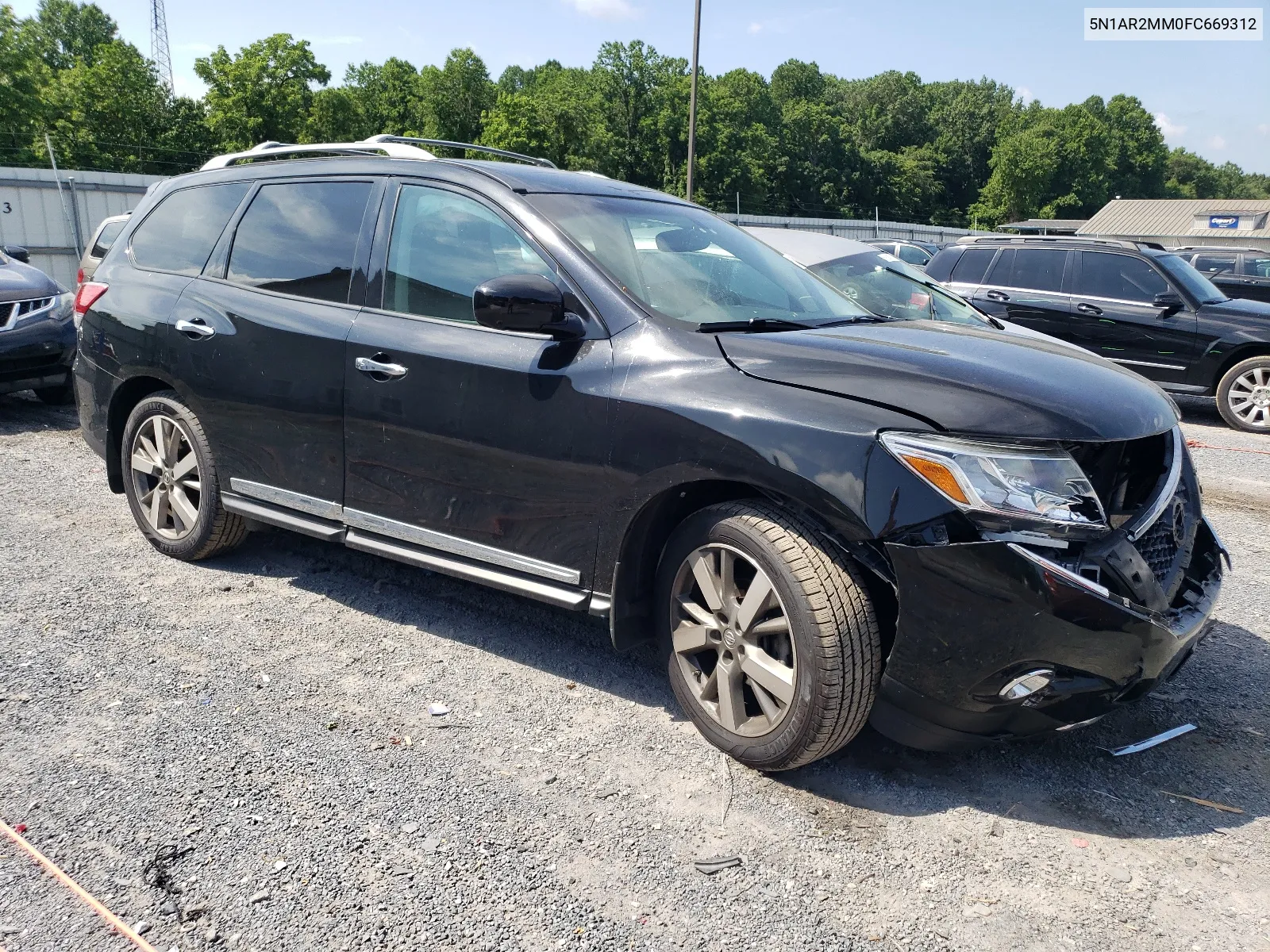 2015 Nissan Pathfinder S VIN: 5N1AR2MM0FC669312 Lot: 61017374