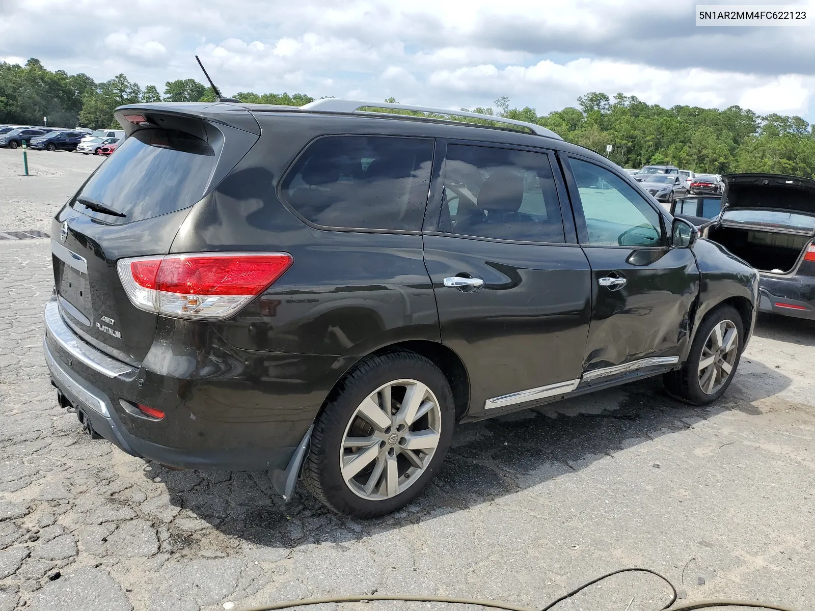 2015 Nissan Pathfinder S VIN: 5N1AR2MM4FC622123 Lot: 61118144