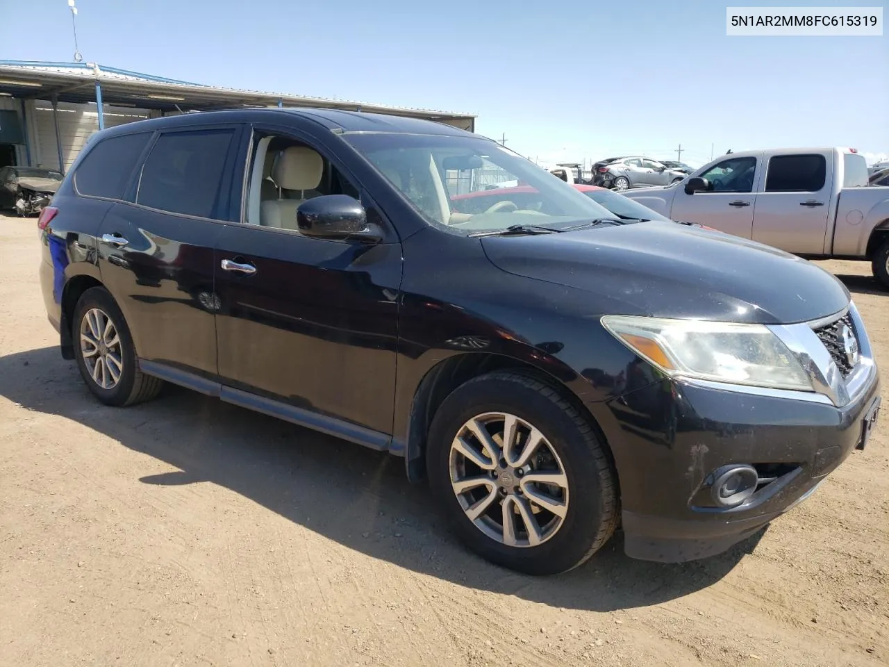 2015 Nissan Pathfinder S VIN: 5N1AR2MM8FC615319 Lot: 62740354