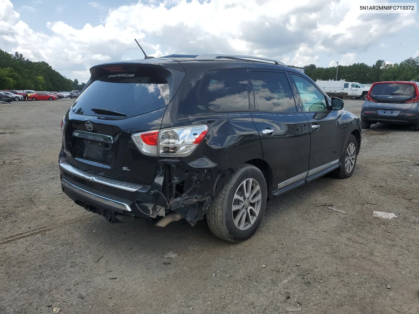 2015 Nissan Pathfinder S VIN: 5N1AR2MN8FC713372 Lot: 63150674