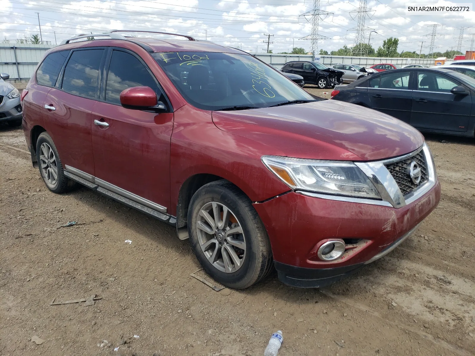 2015 Nissan Pathfinder S VIN: 5N1AR2MN7FC622772 Lot: 63466684