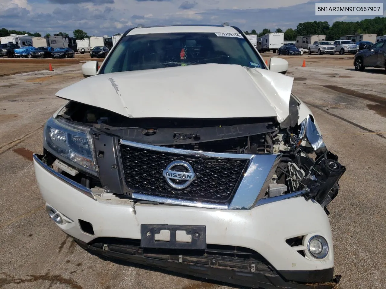 2015 Nissan Pathfinder S VIN: 5N1AR2MN9FC667907 Lot: 63700114