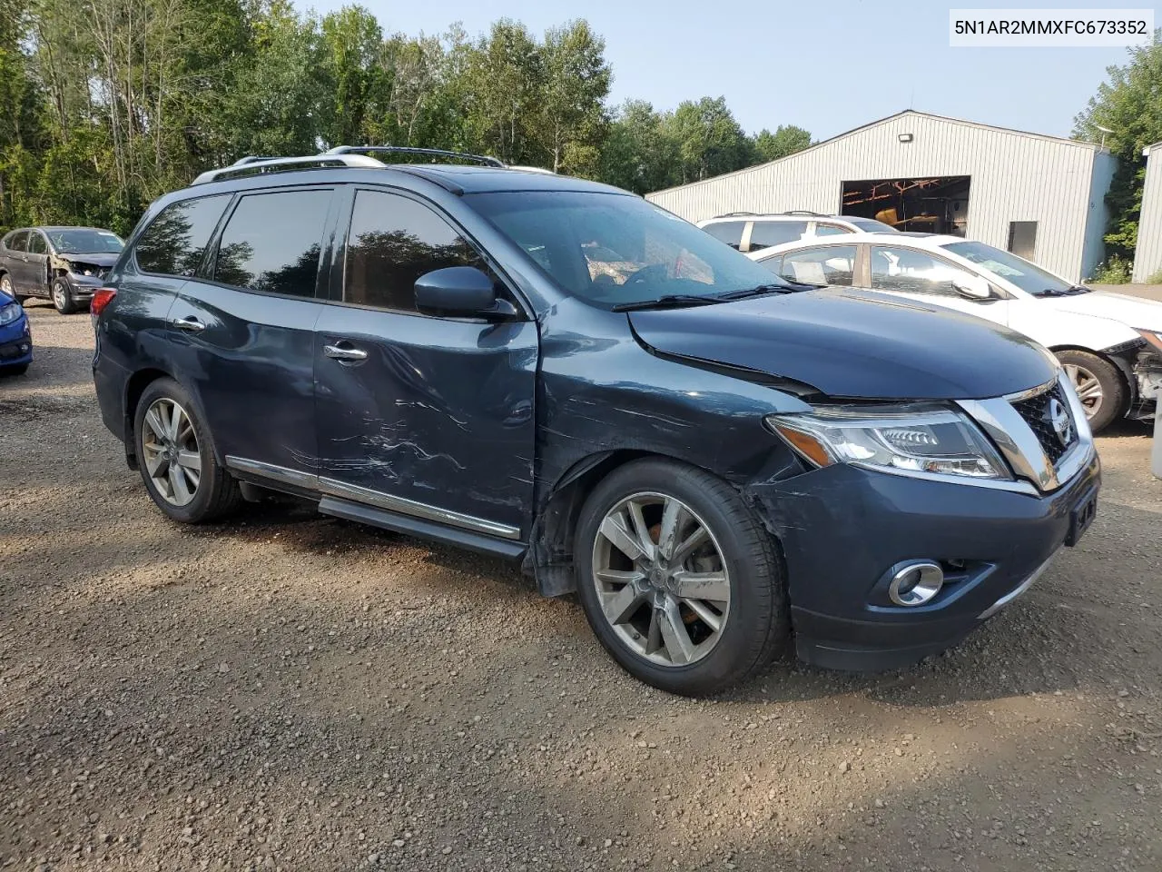 2015 Nissan Pathfinder S VIN: 5N1AR2MMXFC673352 Lot: 64837124