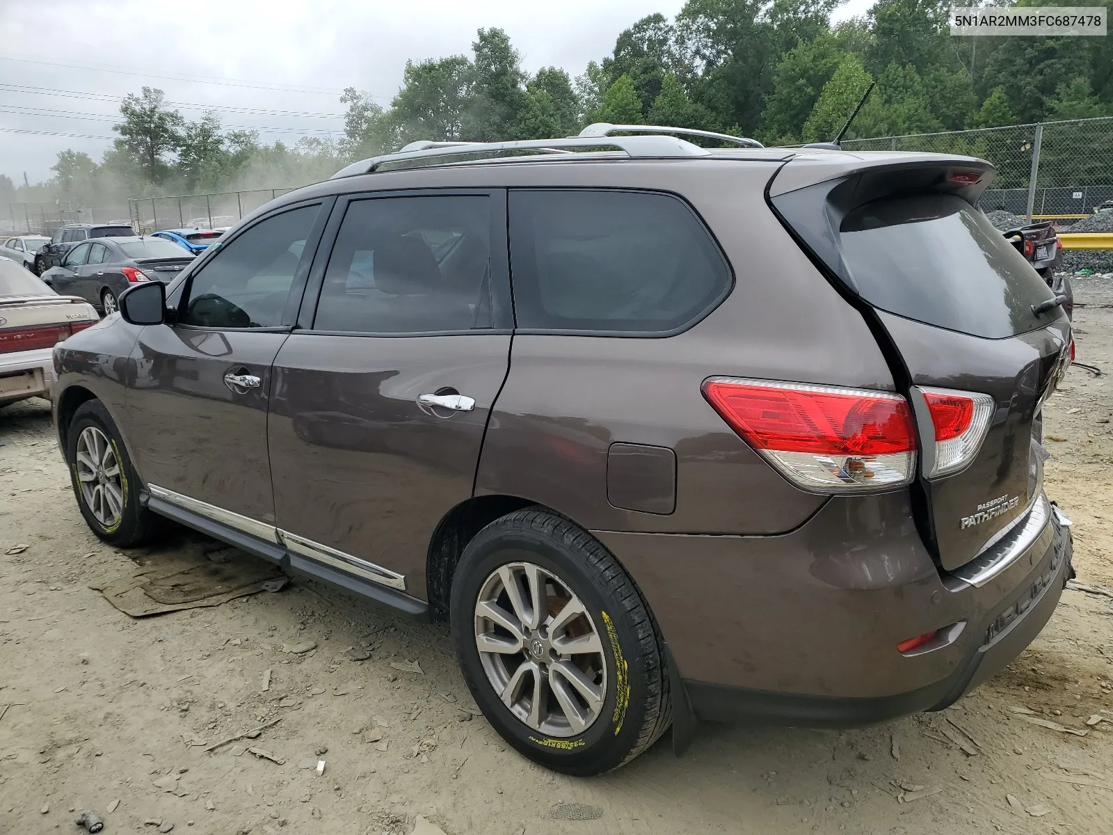 2015 Nissan Pathfinder S VIN: 5N1AR2MM3FC687478 Lot: 65318004