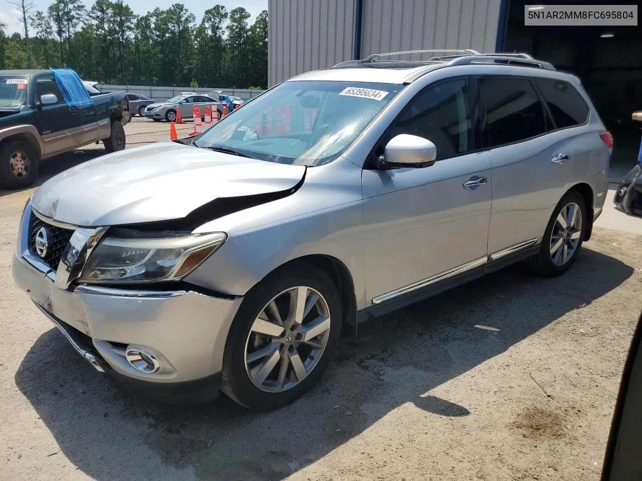 2015 Nissan Pathfinder S VIN: 5N1AR2MM8FC695804 Lot: 65395634