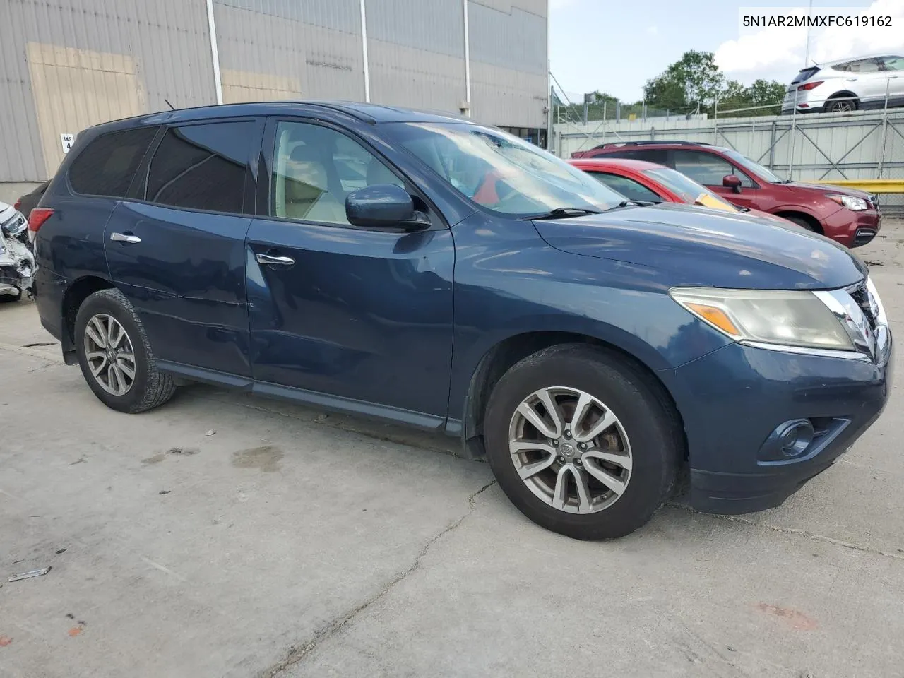 2015 Nissan Pathfinder S VIN: 5N1AR2MMXFC619162 Lot: 65478904