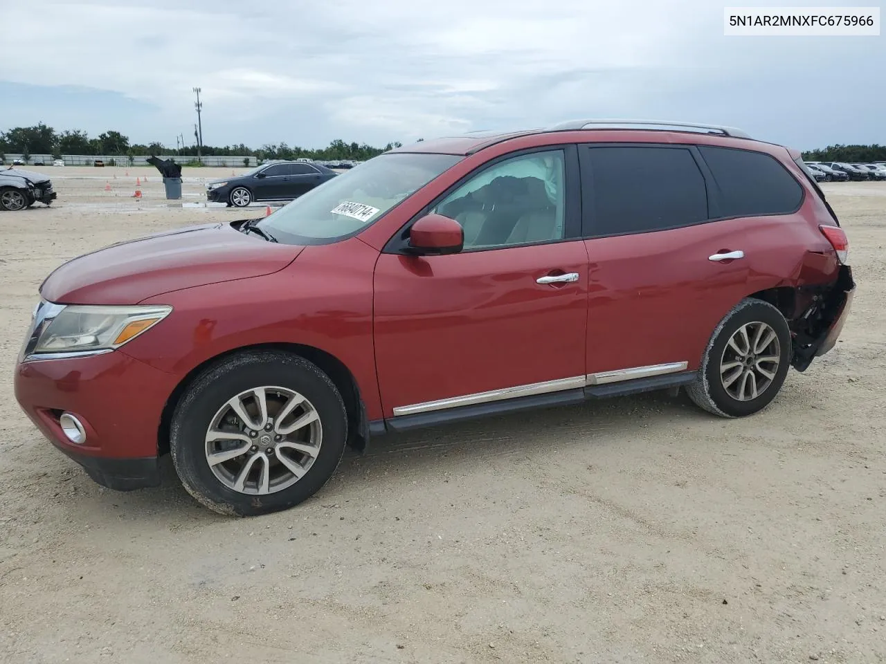 2015 Nissan Pathfinder S VIN: 5N1AR2MNXFC675966 Lot: 66840714