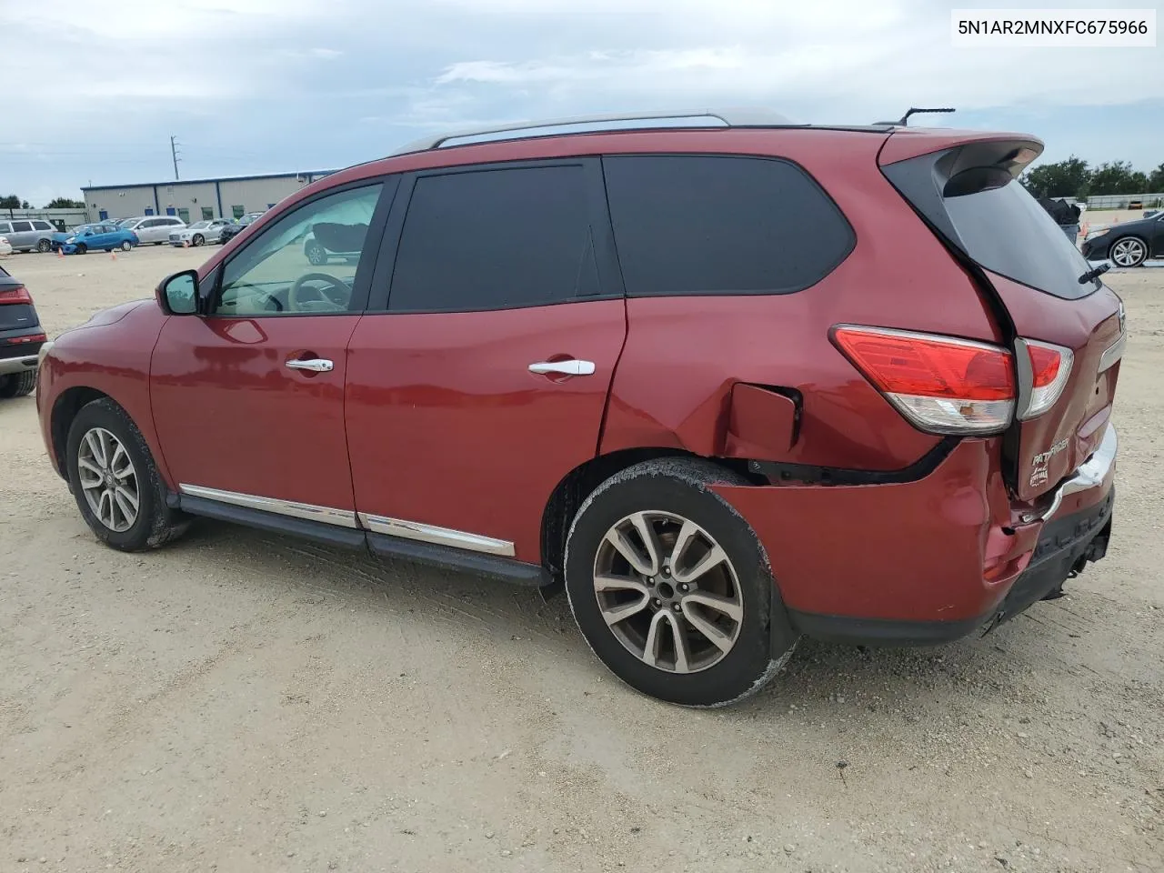 2015 Nissan Pathfinder S VIN: 5N1AR2MNXFC675966 Lot: 66840714