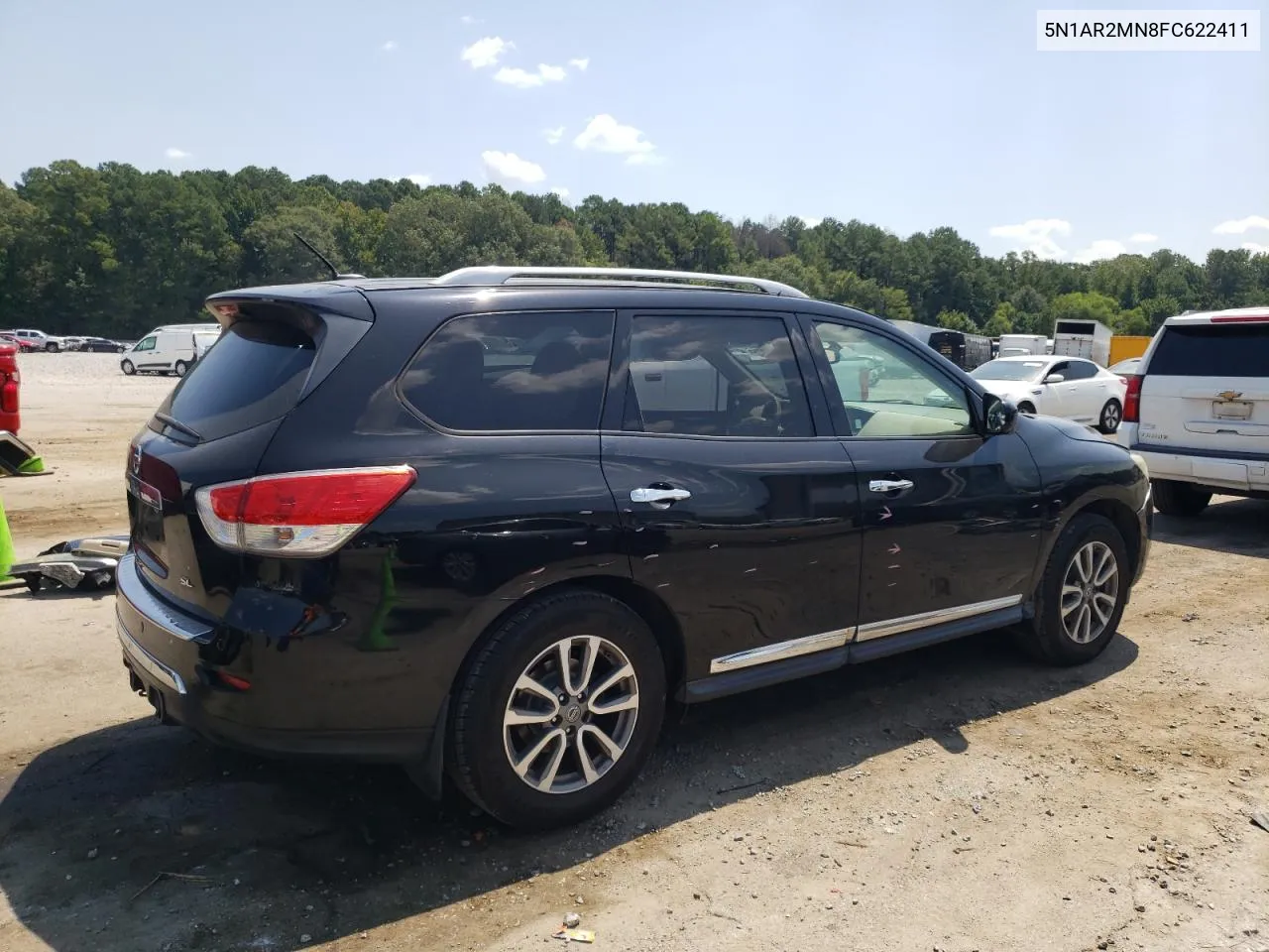 2015 Nissan Pathfinder S VIN: 5N1AR2MN8FC622411 Lot: 67022994