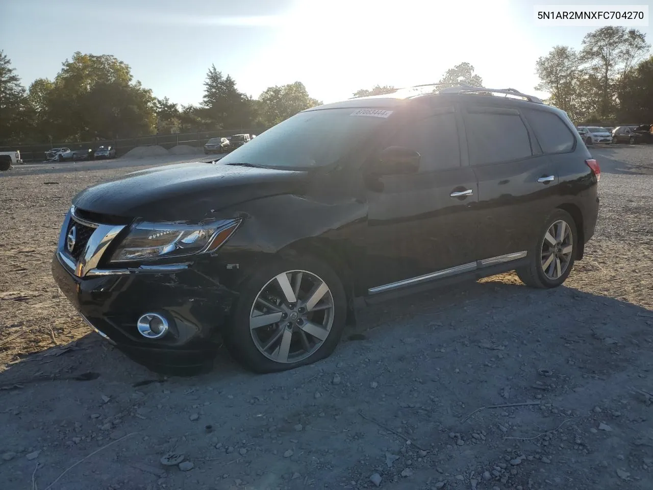 2015 Nissan Pathfinder S VIN: 5N1AR2MNXFC704270 Lot: 67083444