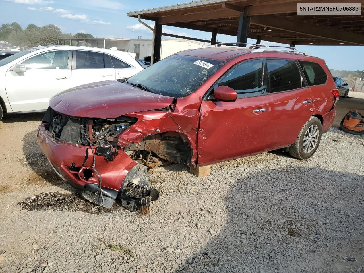 2015 Nissan Pathfinder S VIN: 5N1AR2MN6FC705383 Lot: 67410354