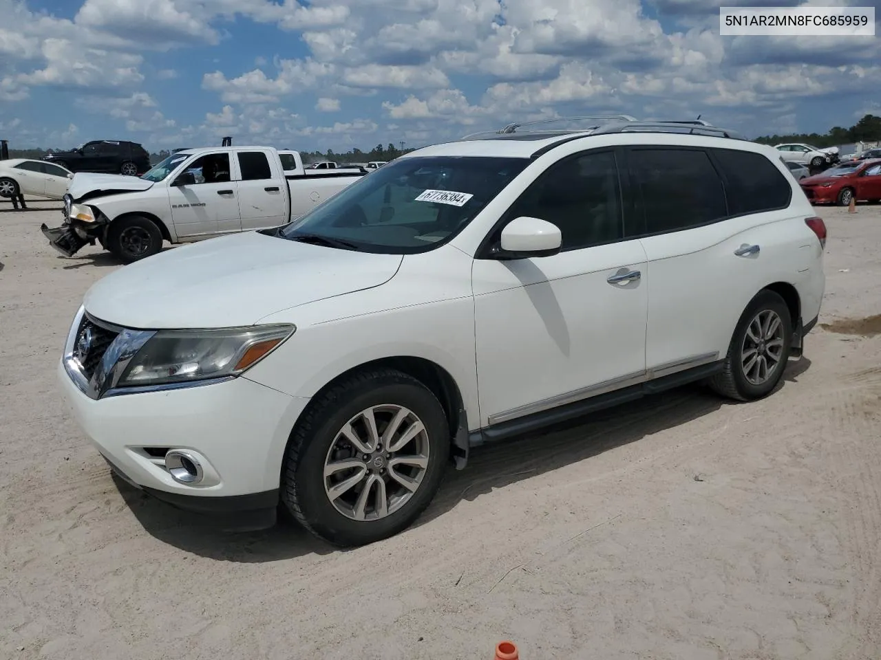 2015 Nissan Pathfinder S VIN: 5N1AR2MN8FC685959 Lot: 67736384