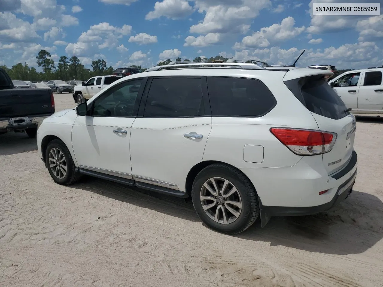 2015 Nissan Pathfinder S VIN: 5N1AR2MN8FC685959 Lot: 67736384