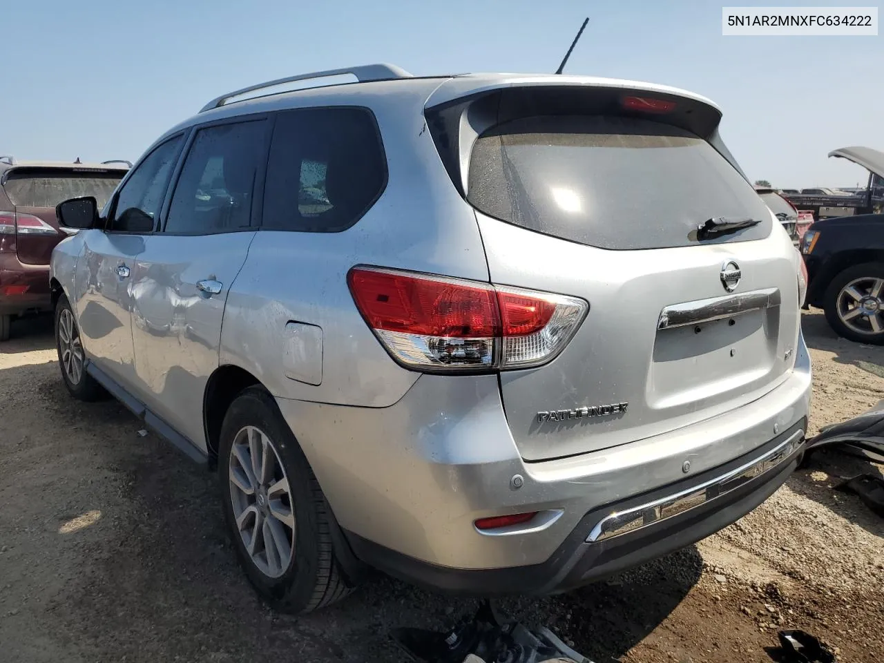 2015 Nissan Pathfinder S VIN: 5N1AR2MNXFC634222 Lot: 68033924