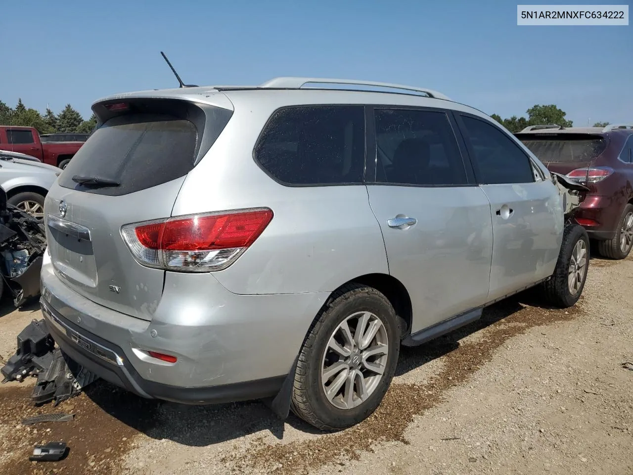 2015 Nissan Pathfinder S VIN: 5N1AR2MNXFC634222 Lot: 68033924