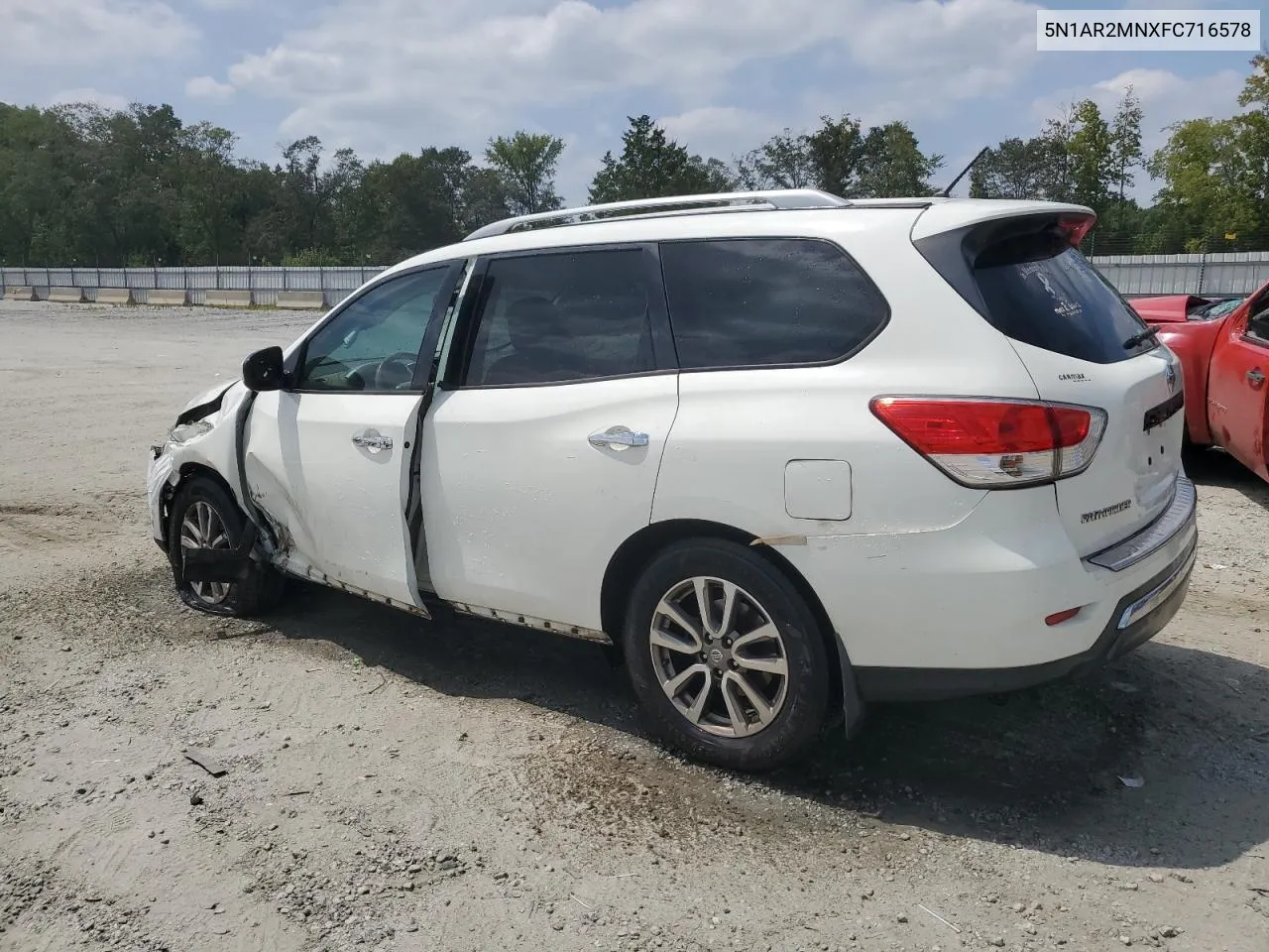 2015 Nissan Pathfinder S VIN: 5N1AR2MNXFC716578 Lot: 68439444