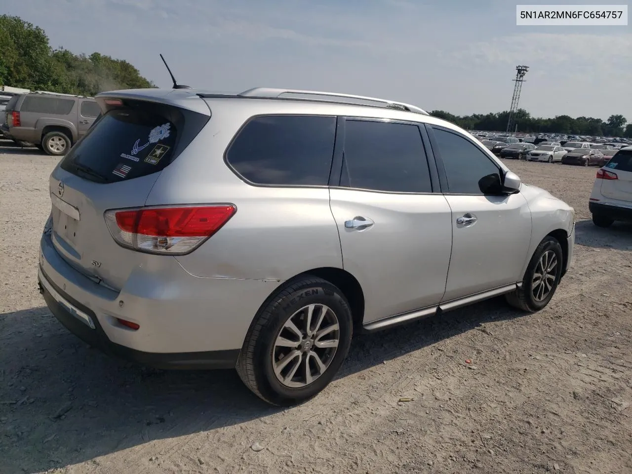 2015 Nissan Pathfinder S VIN: 5N1AR2MN6FC654757 Lot: 68568464