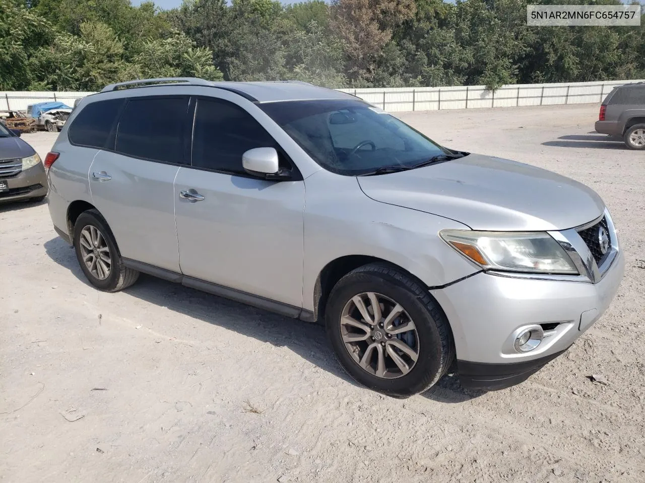 2015 Nissan Pathfinder S VIN: 5N1AR2MN6FC654757 Lot: 68568464