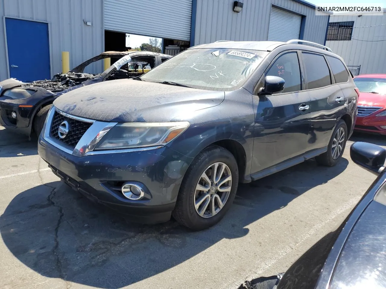 2015 Nissan Pathfinder S VIN: 5N1AR2MM2FC646713 Lot: 68589224