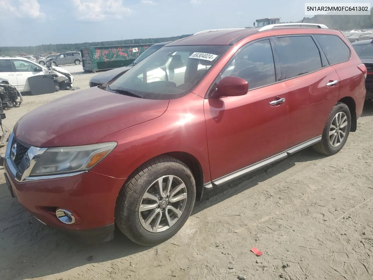 2015 Nissan Pathfinder S VIN: 5N1AR2MM0FC641302 Lot: 69304024