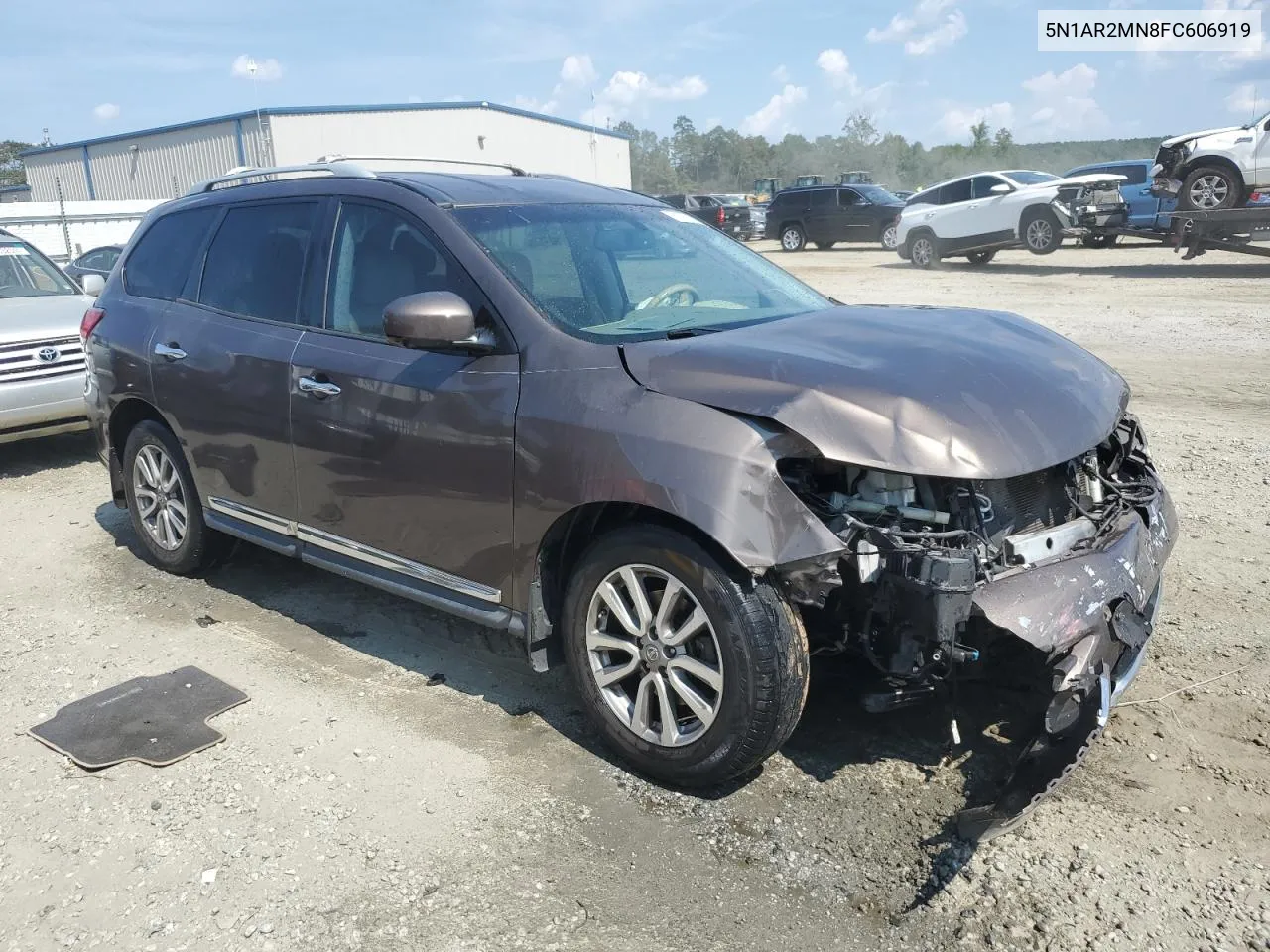 2015 Nissan Pathfinder S VIN: 5N1AR2MN8FC606919 Lot: 69307154