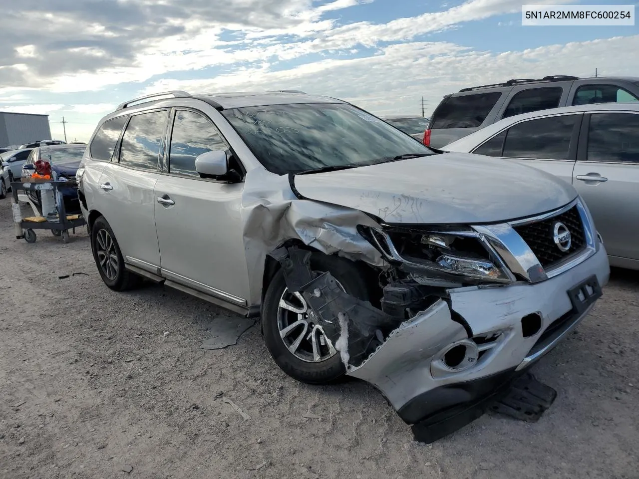 2015 Nissan Pathfinder S VIN: 5N1AR2MM8FC600254 Lot: 69333864