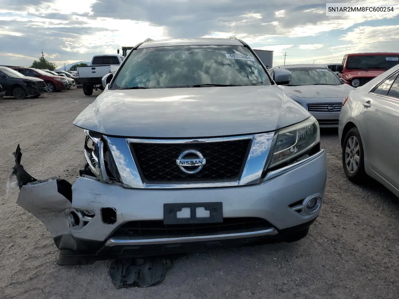 2015 Nissan Pathfinder S VIN: 5N1AR2MM8FC600254 Lot: 69333864