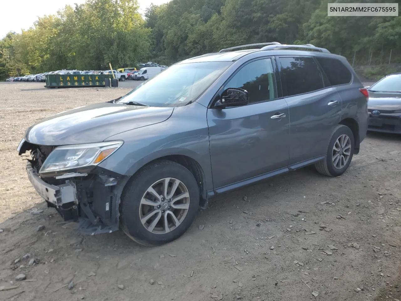 2015 Nissan Pathfinder S VIN: 5N1AR2MM2FC675595 Lot: 69816104