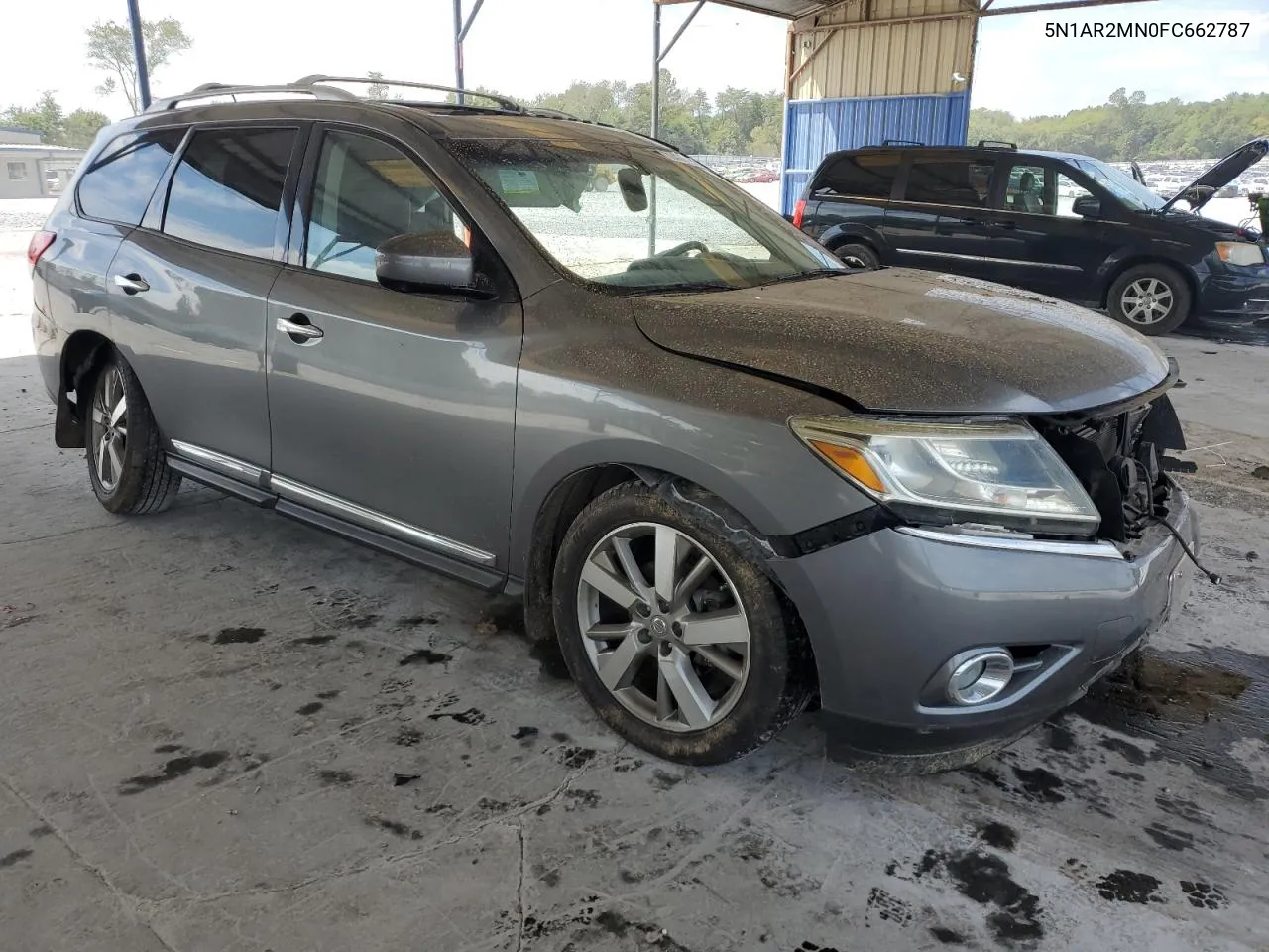 2015 Nissan Pathfinder S VIN: 5N1AR2MN0FC662787 Lot: 70434754