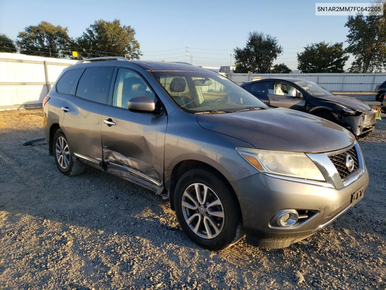 2015 Nissan Pathfinder S VIN: 5N1AR2MM7FC642205 Lot: 70726934