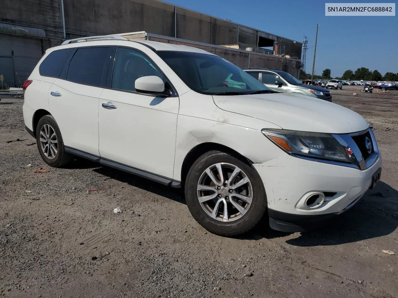 2015 Nissan Pathfinder S VIN: 5N1AR2MN2FC688842 Lot: 70904604