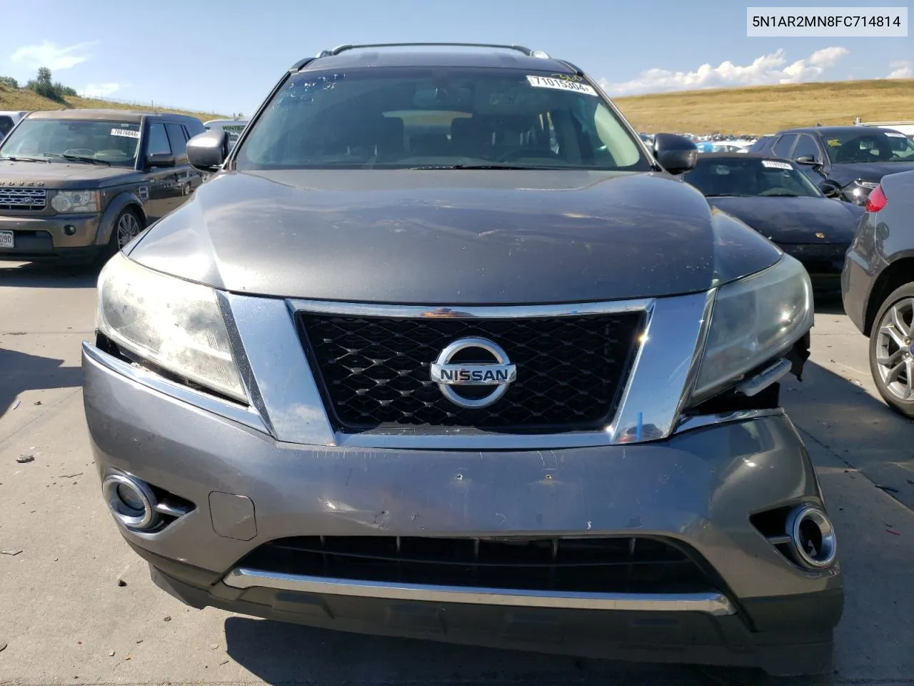 2015 Nissan Pathfinder S VIN: 5N1AR2MN8FC714814 Lot: 71015304