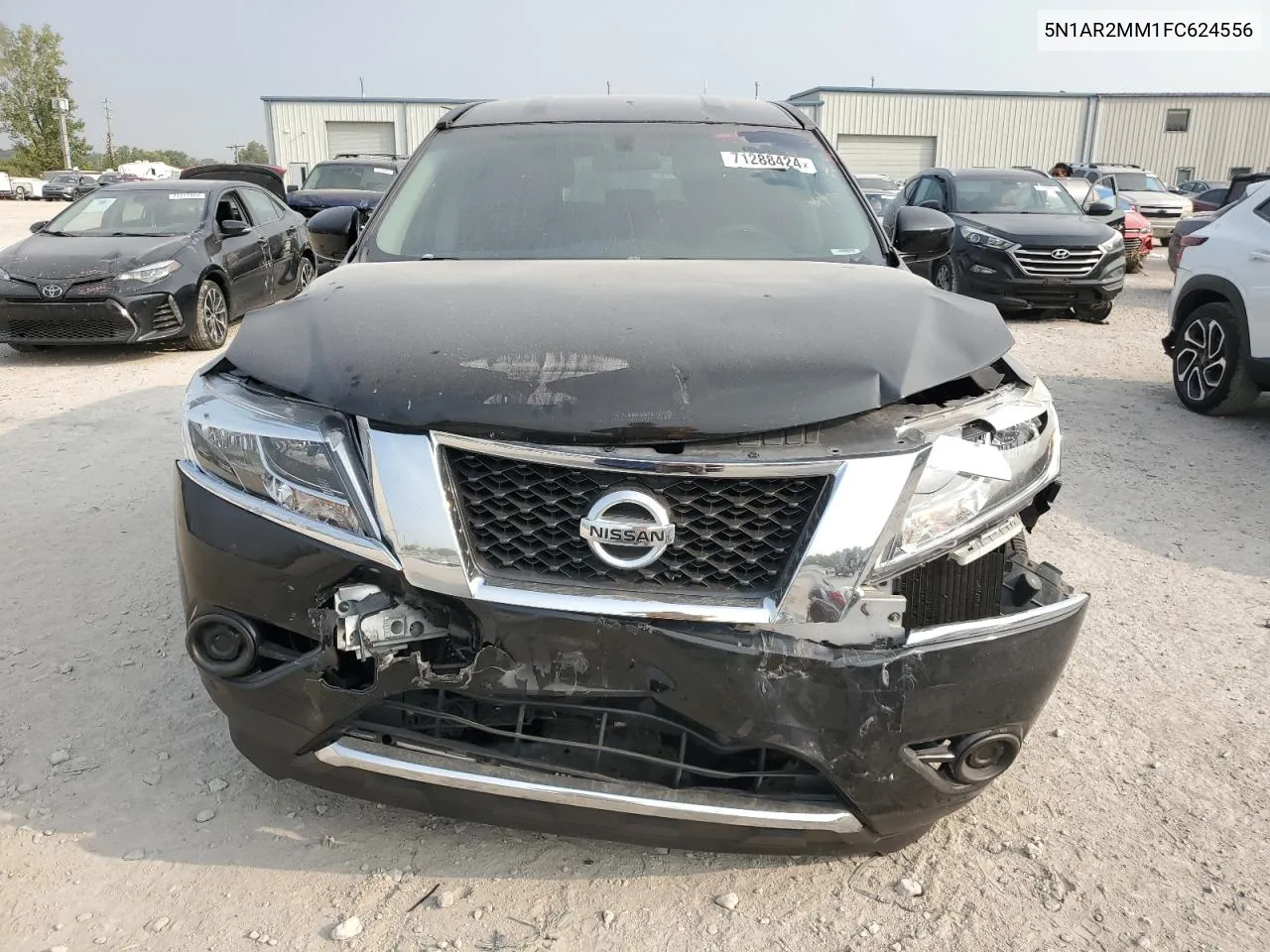 2015 Nissan Pathfinder S VIN: 5N1AR2MM1FC624556 Lot: 71288424